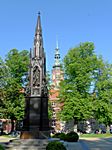 Rubenaudenkmal und Dom St. Nikolai